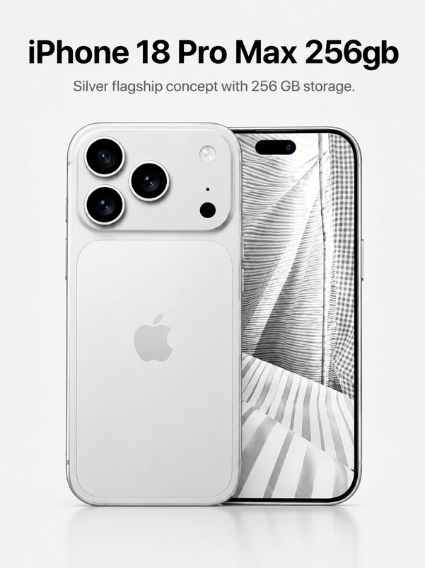 Hình ảnh dự kiến của iPhone 18 Pro Max